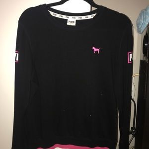 Pink crew neck